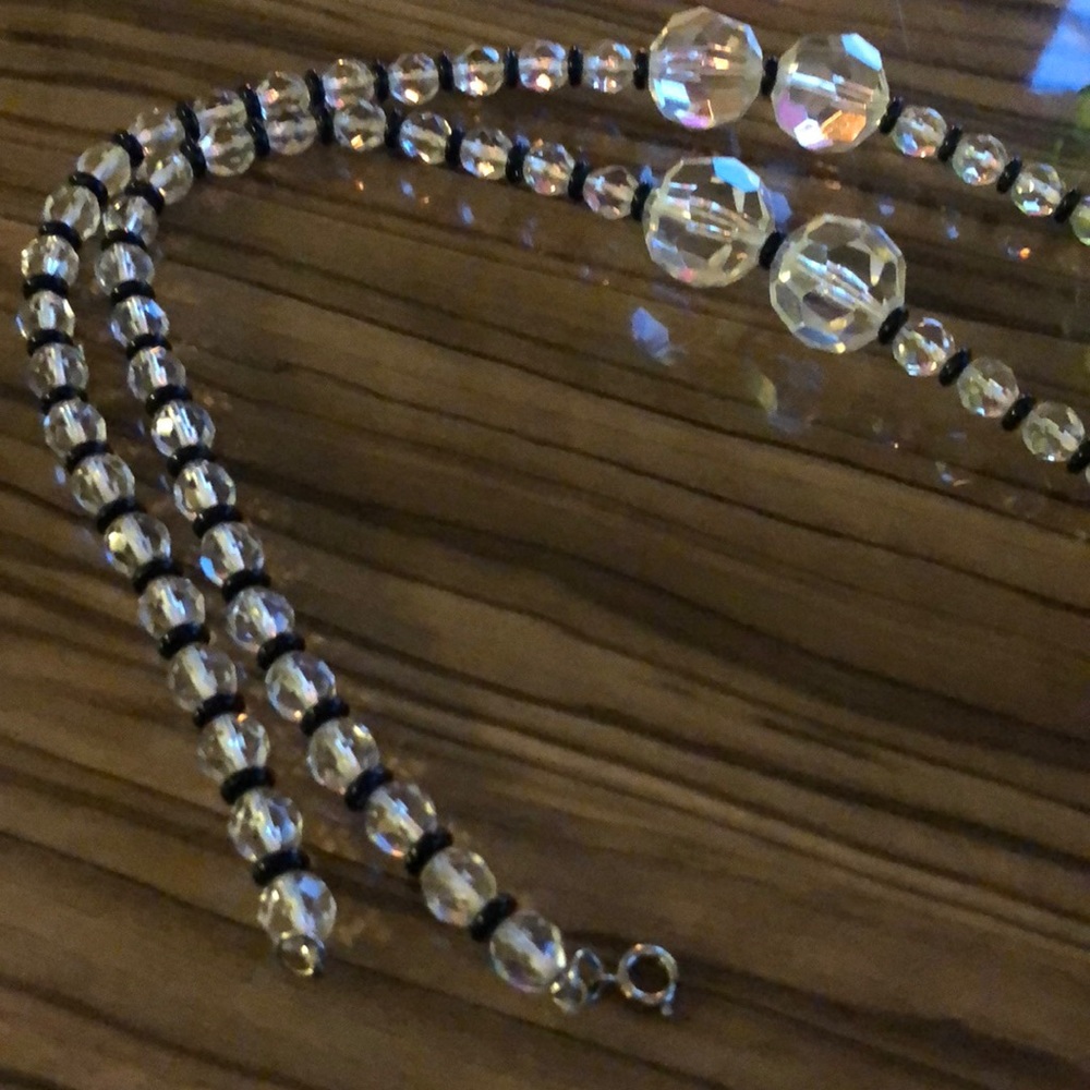 Fabulous lucite necklace!